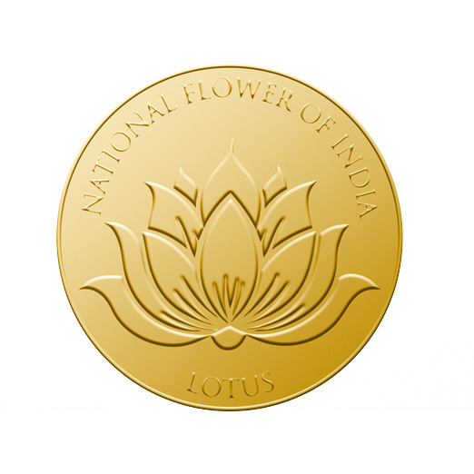 5gm DigiGold Lotus 24K Gold Coin